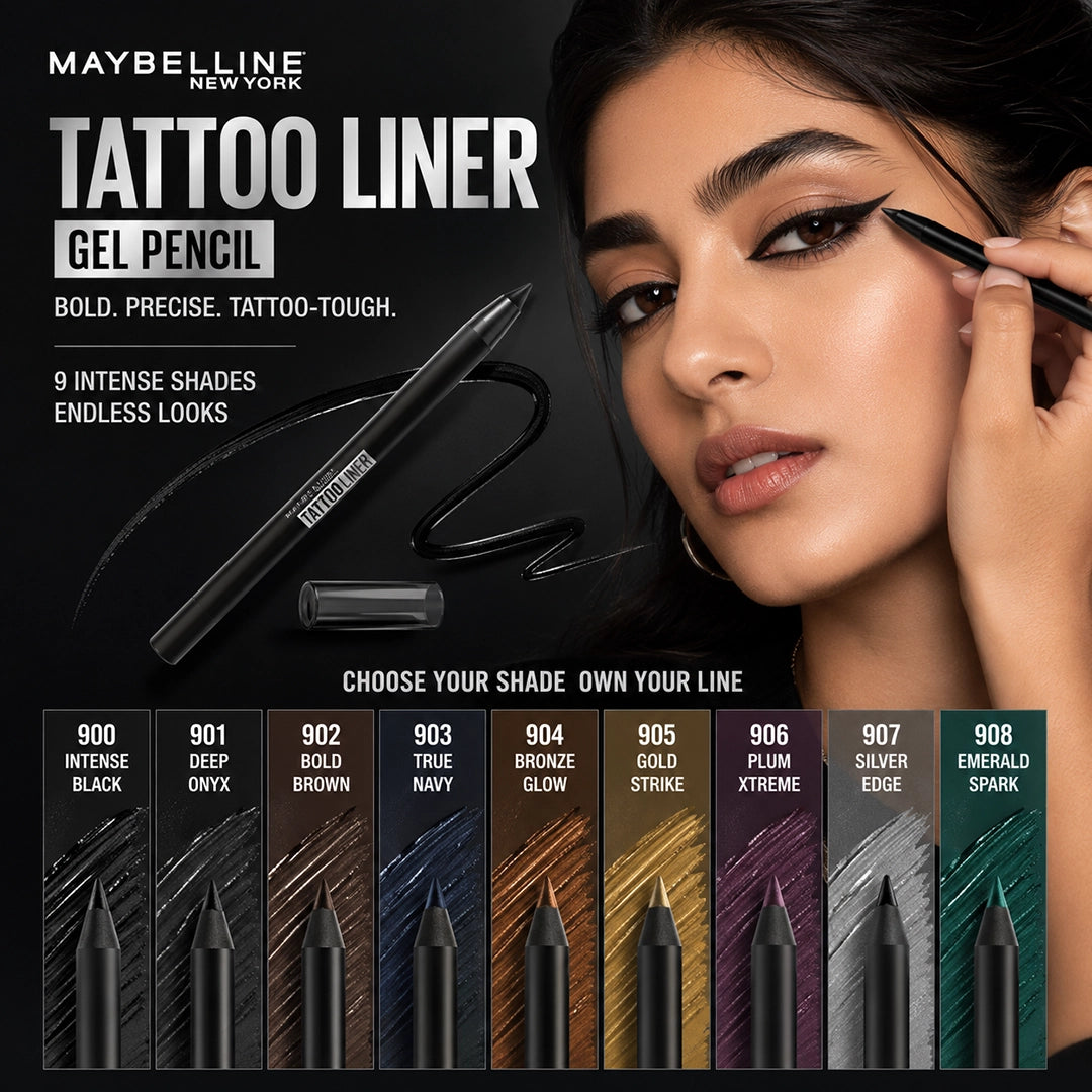 MAYBELLINE TATTOO LINER GEL PENCIL 900 (1739)