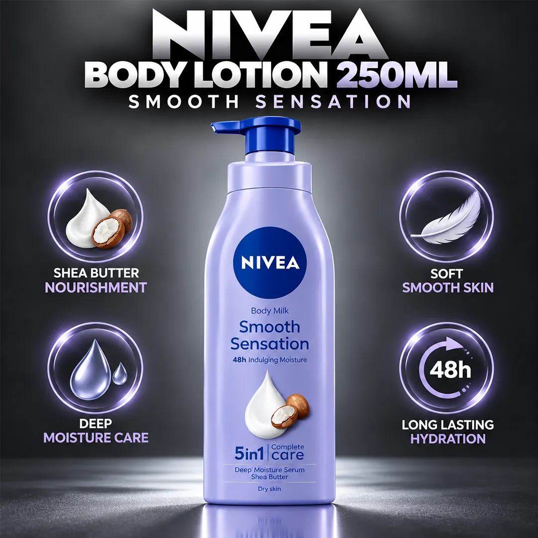 NIVEA BODY LOTION 250ML SMOOTH SENSATION