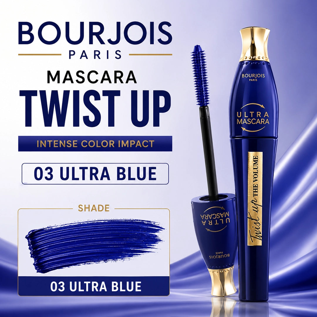 BOURJOIS MASCARA TWIST UP 03 ULTRA BLUE