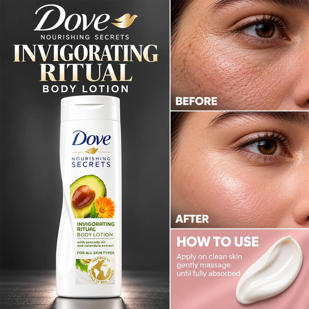 DOVE UK BODY LOTION 400ML INVIGORATING RITUAL