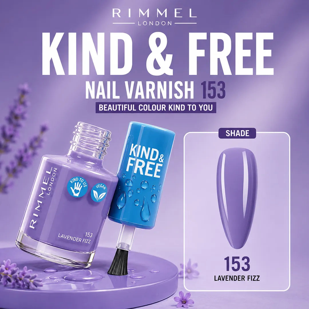 RIMMEL NAIL VARNISH K AND F 153