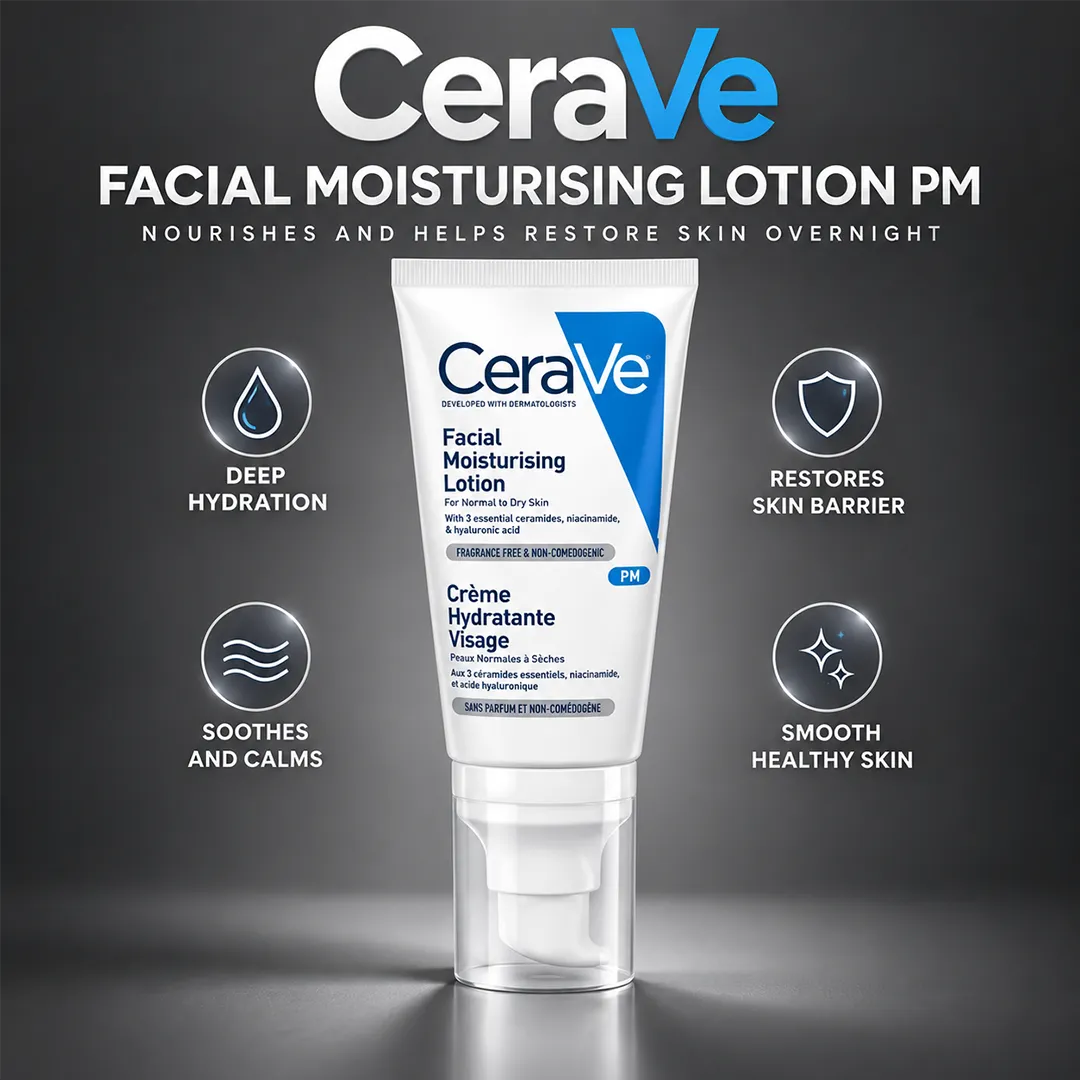 CERAVE UK FACIAL MOISTURISNG LOTION PM 52M