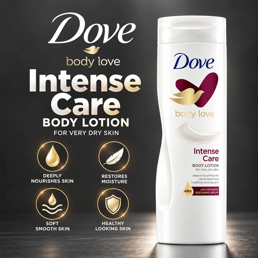 DOVE UK BODY LOTION 400ML INTENSIVE