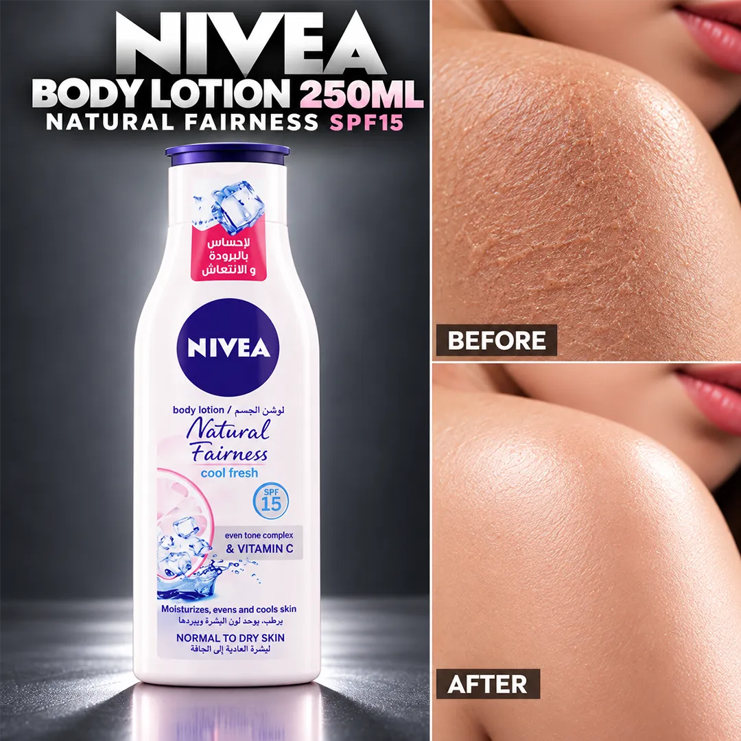 NIVEA BODY LOTION 250ML NATURAL FAIRNESS SPF15