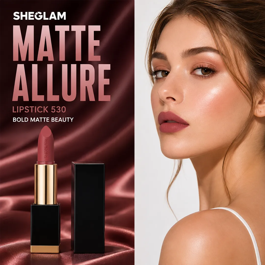 SHEGLAM MATTE ALLURE LIPSTICK 530