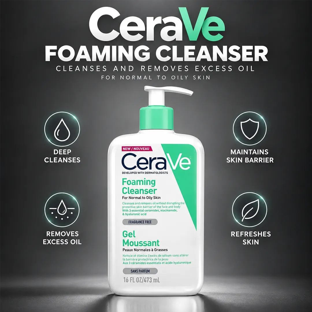 CERAVE UK FOAMING CLEANSER 473ML