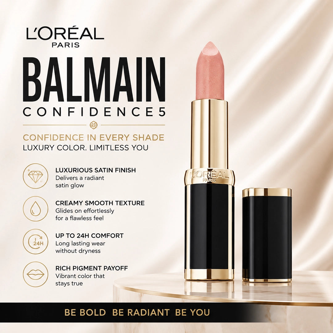 LOREAL LIPSTICK BALMAIN CONFIDENCE