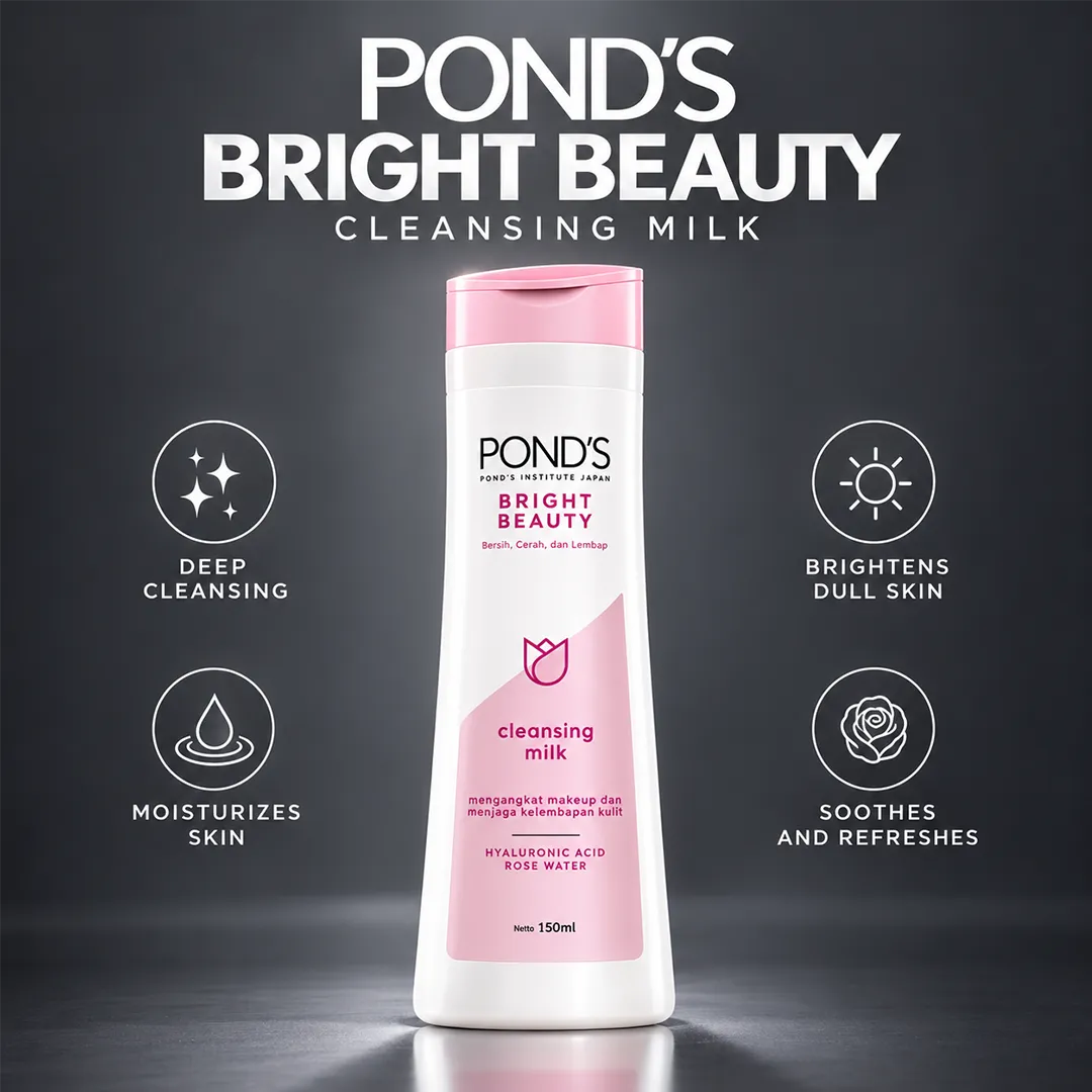 PONDS INDO BRIGHT BEAUTY CLEANSING MILK 150ML