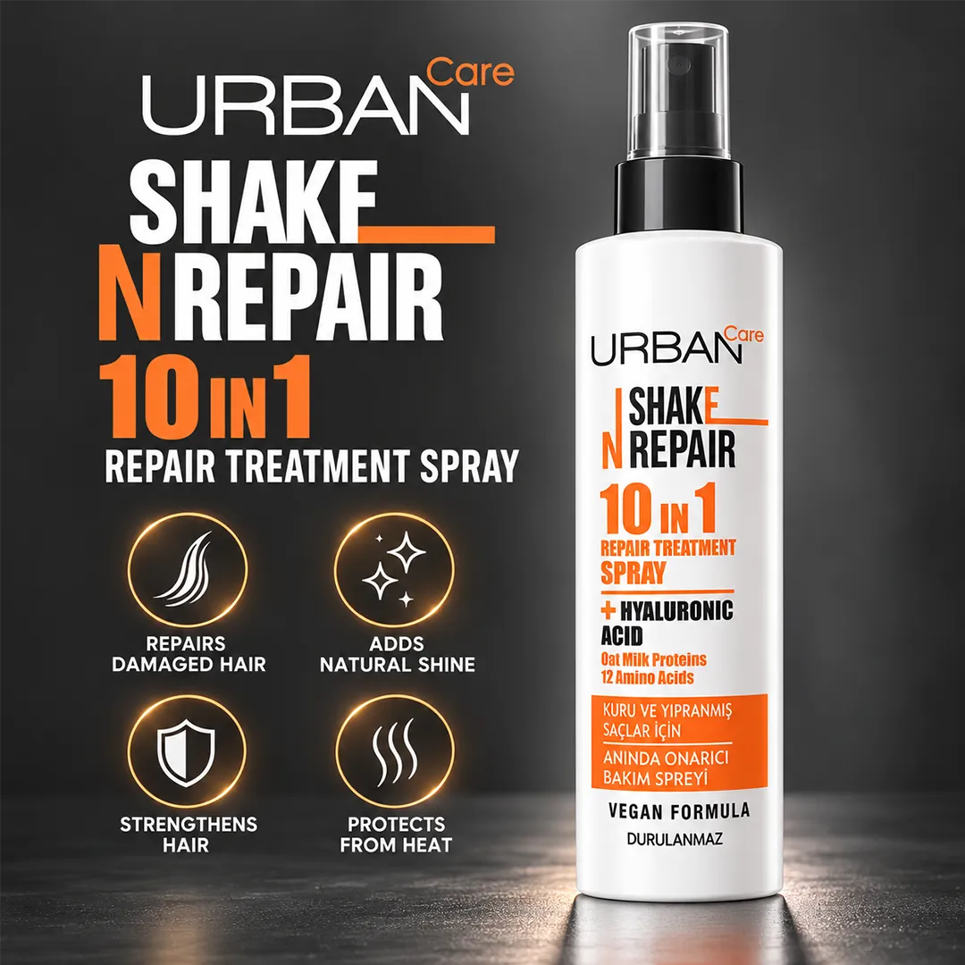 URBAN CARE SHAKE N REPAIR 10 IN 1 GLOSS SPRAY 200ML