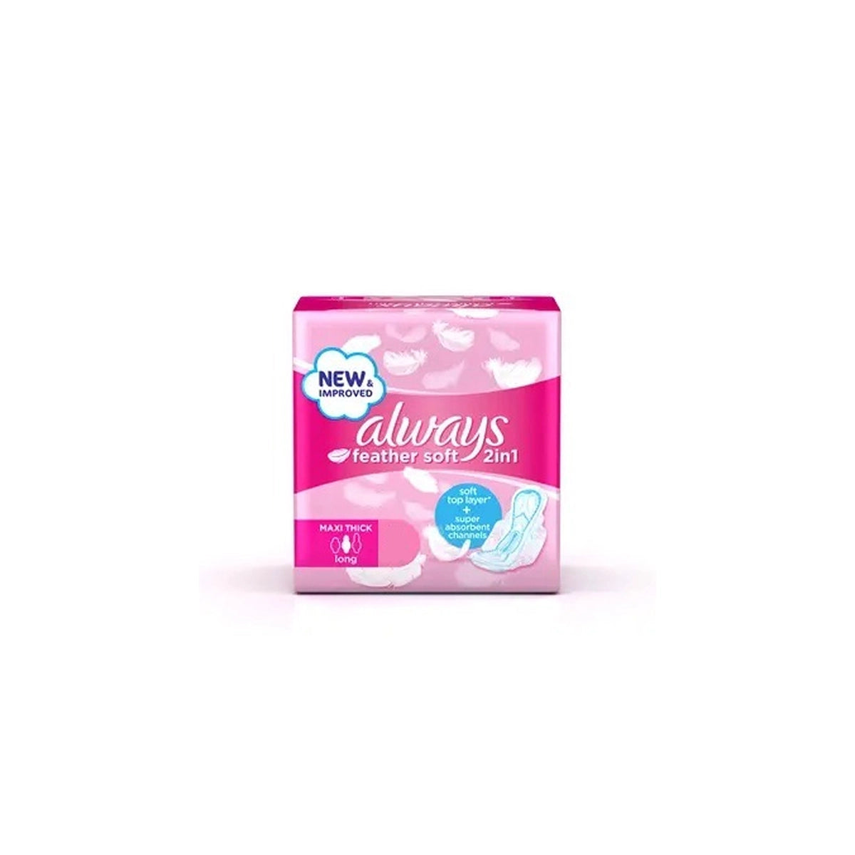 ALWAYS PAK MAXI THICK FEATHER SOFT EXTRA LONG 08CS