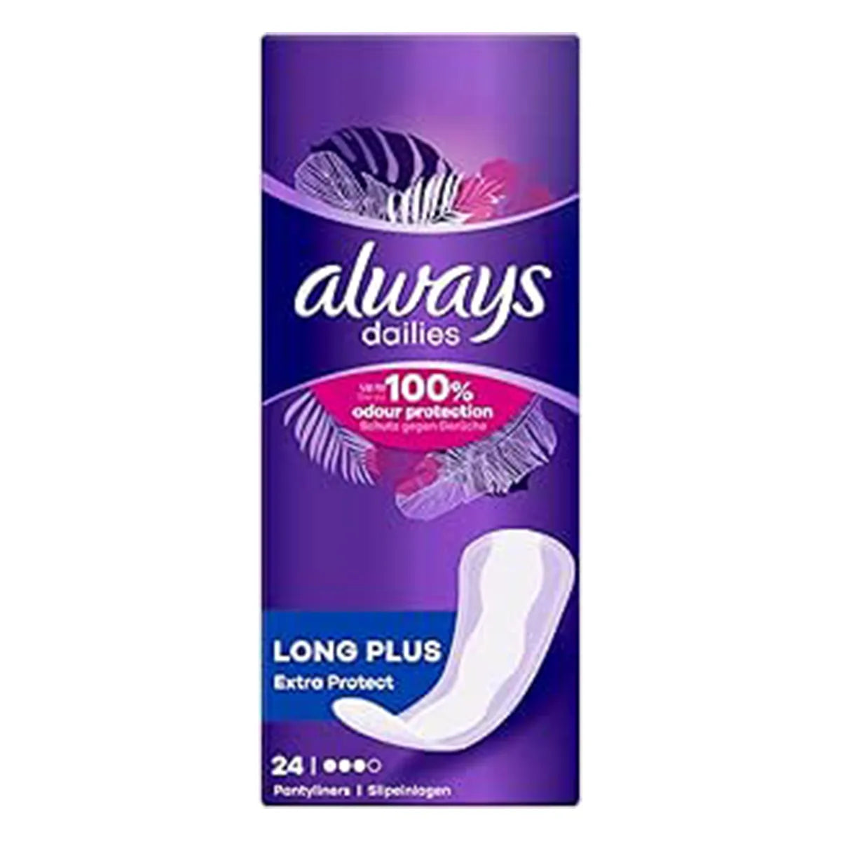ALWAYS PANTY LINER DAILIES FRESH & PROTECT LONG PLUS 24CS