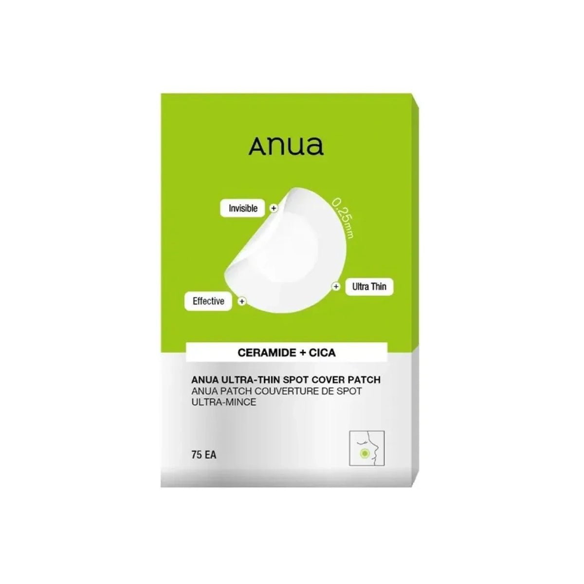 ANUA CERAMIDE CICA ULTRA THIN SPOT COVER PATCH 0.25MM