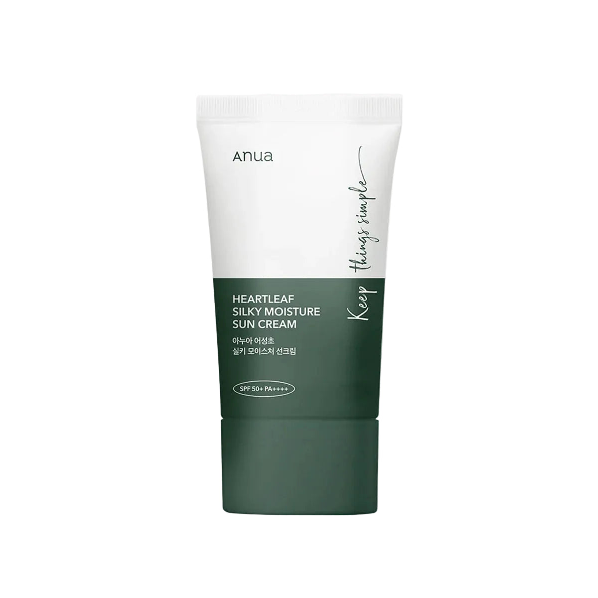 ANUA HEARTLEAF SILKY MOISTURE SUN CREAM SPF50+ 50ML