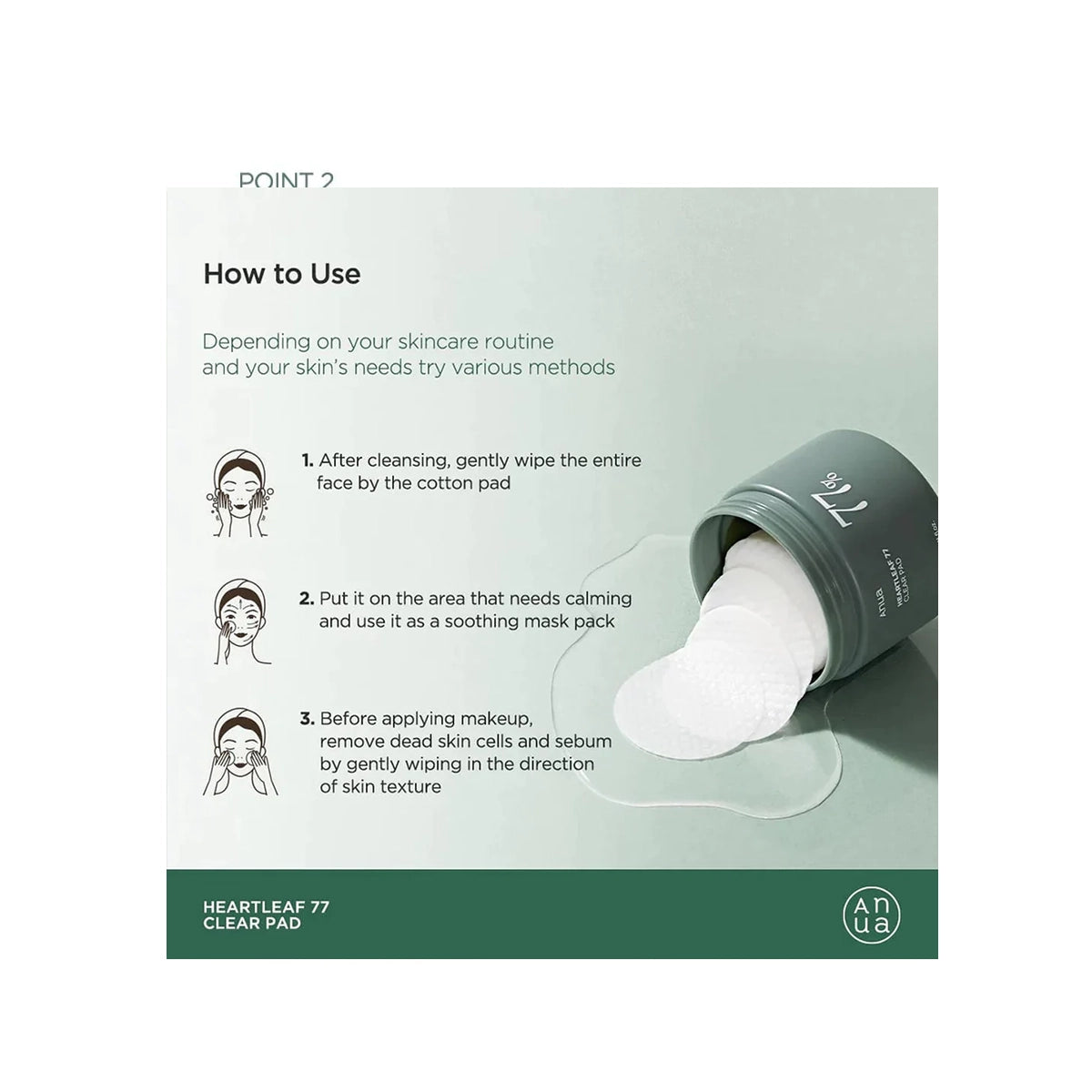ANUA HEARTLEAF 77 CLEAR PAD 160ML