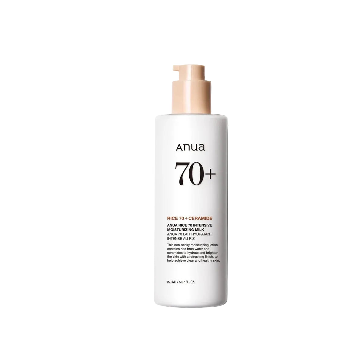 ANUA RICE 70 INTENSIVE MOISTURIZING MILK 150ML