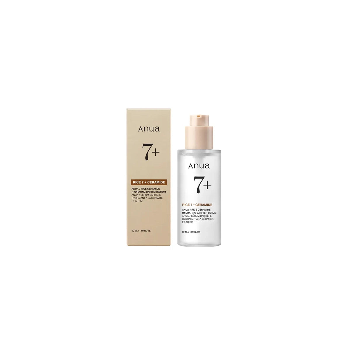 ANUA RICE 7+ CERAMIDE HYDRATING BARRIER SERUM 50ML