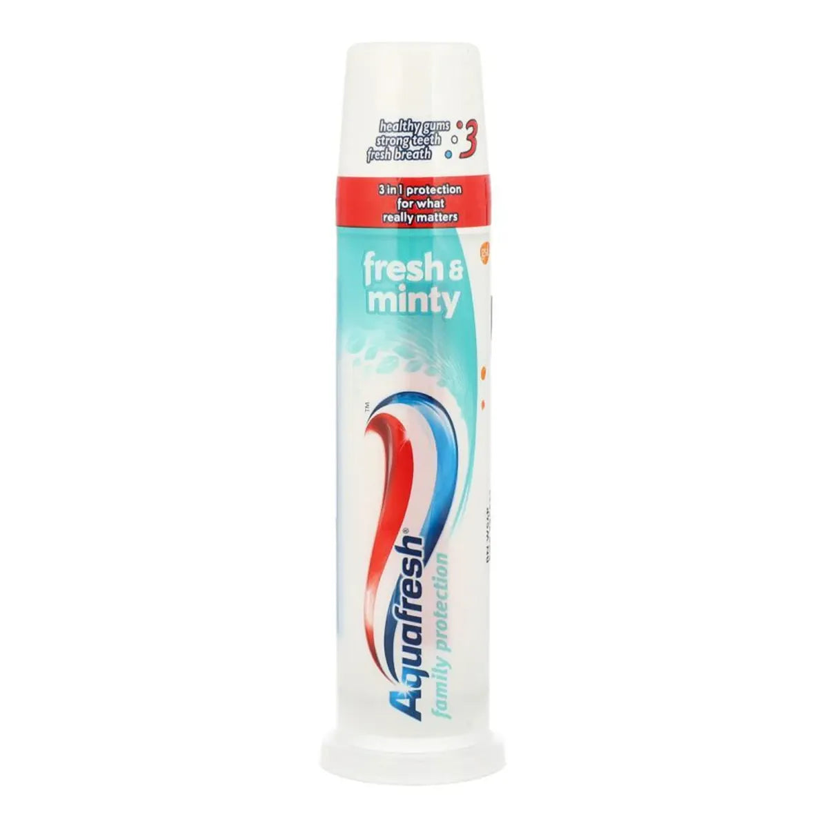 AQUAFRESH UK T PASTE 100ML FRESH & MINTY (PUMP)