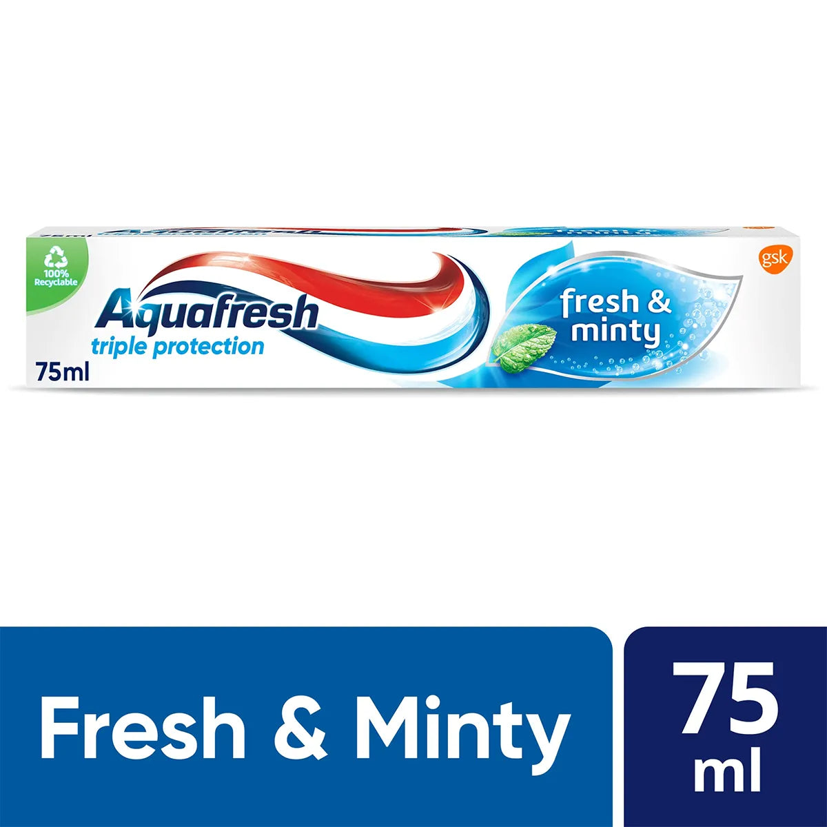 AQUAFRESH TOOTH PASTE 75ML TRIPLE PROTECTION