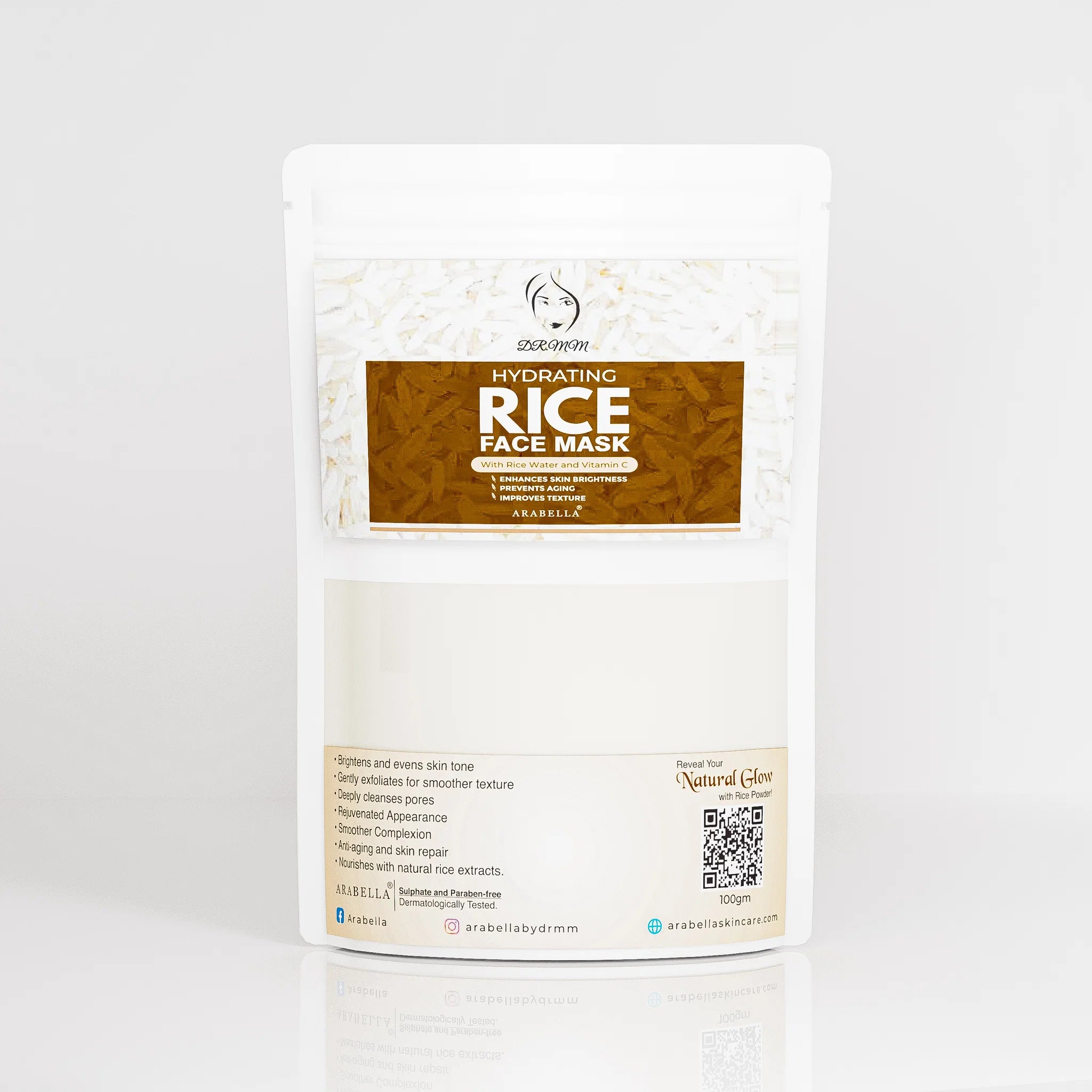 ARABELLA RICE FACE MASK 100GM