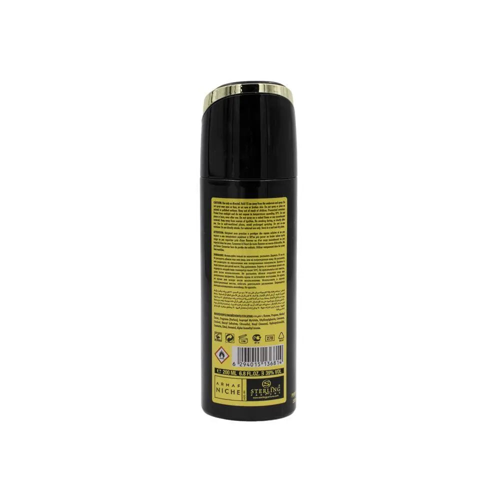 ARMAF NICHE BODY SPRAY 200ML BLACK PEARL