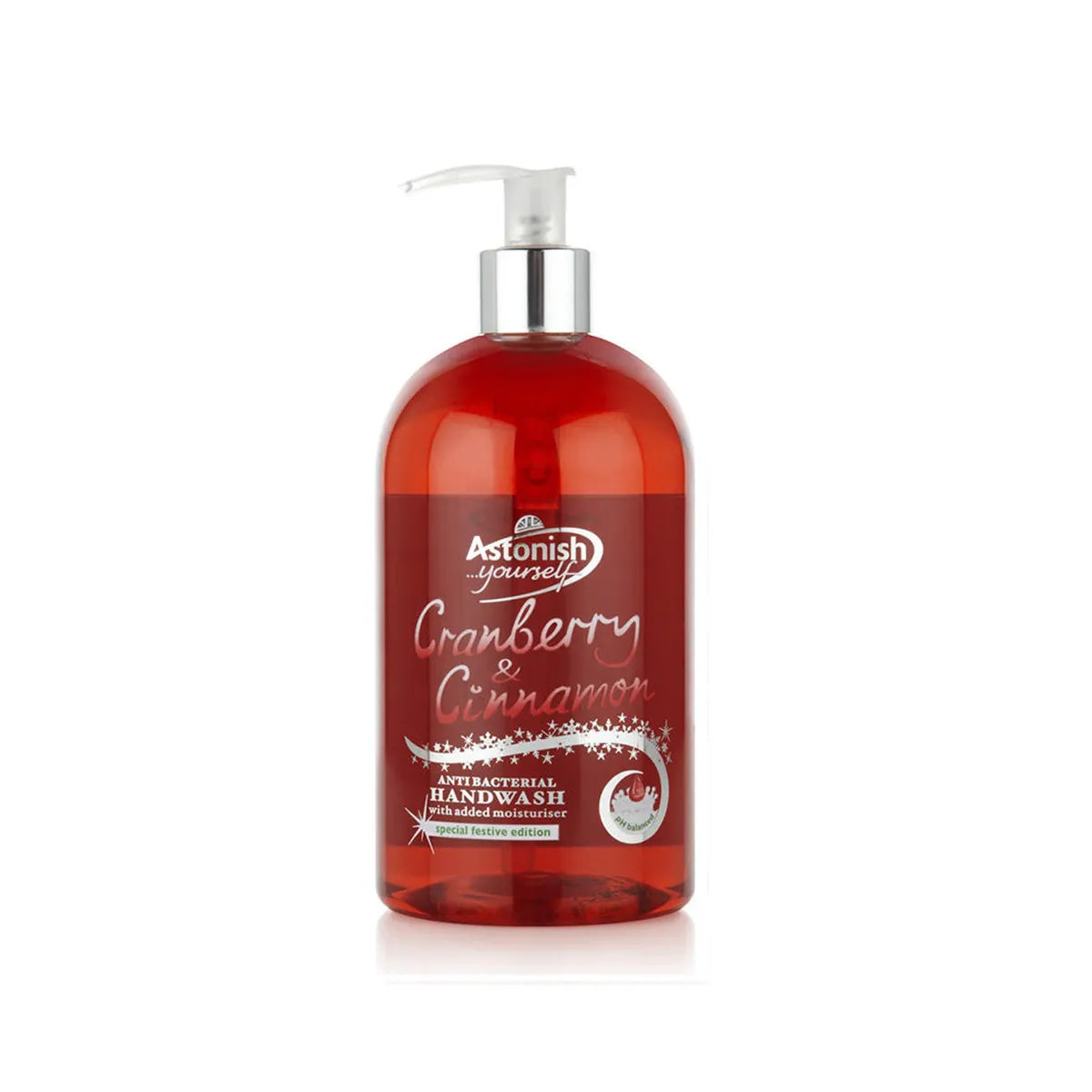 ASTONISH HAND WASH 500ML CRANBERRY & CINNAMON