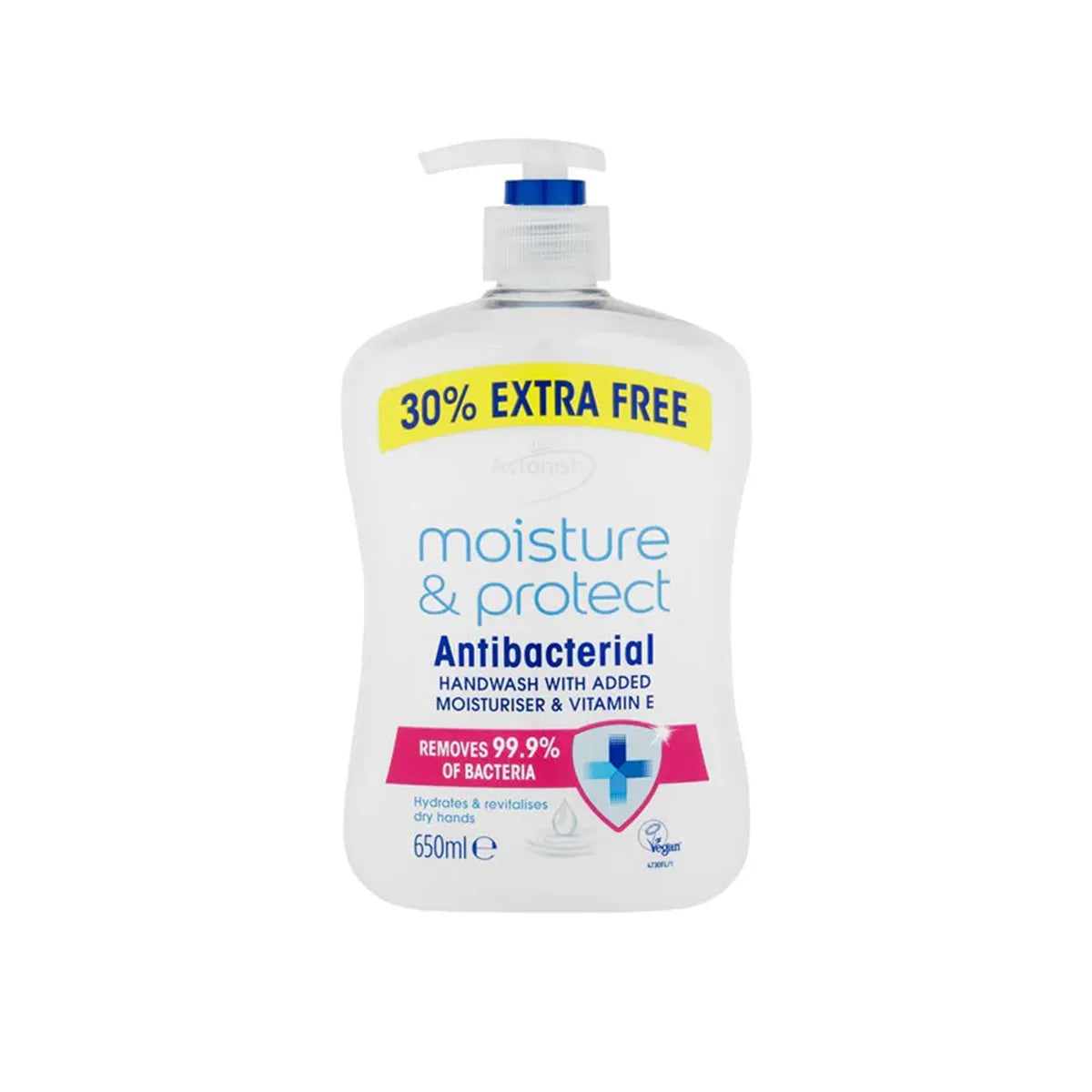 ASTONISH HAND WASH 650ML MOISTURE & PROTECT