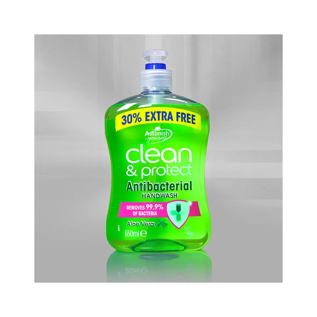ASTONISH HAND WASH 650ML CLEAN & PROT ALOE VERA