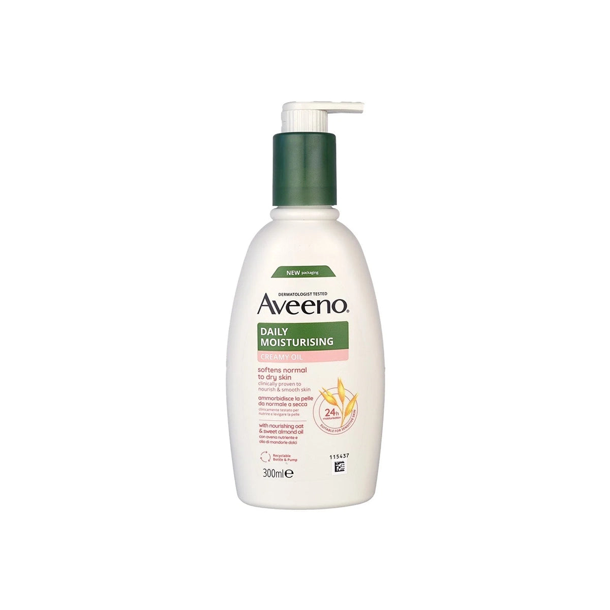 AVEENO BODY LOTION 300ML CREAMY OIL DAILY MOISTURIZING