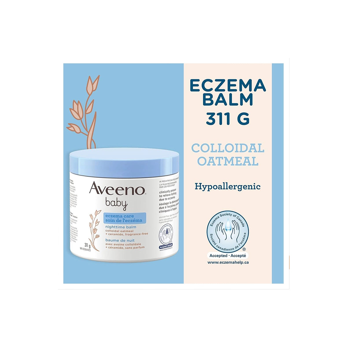 AVEENO BABY NIGHT TIME BALM 156G