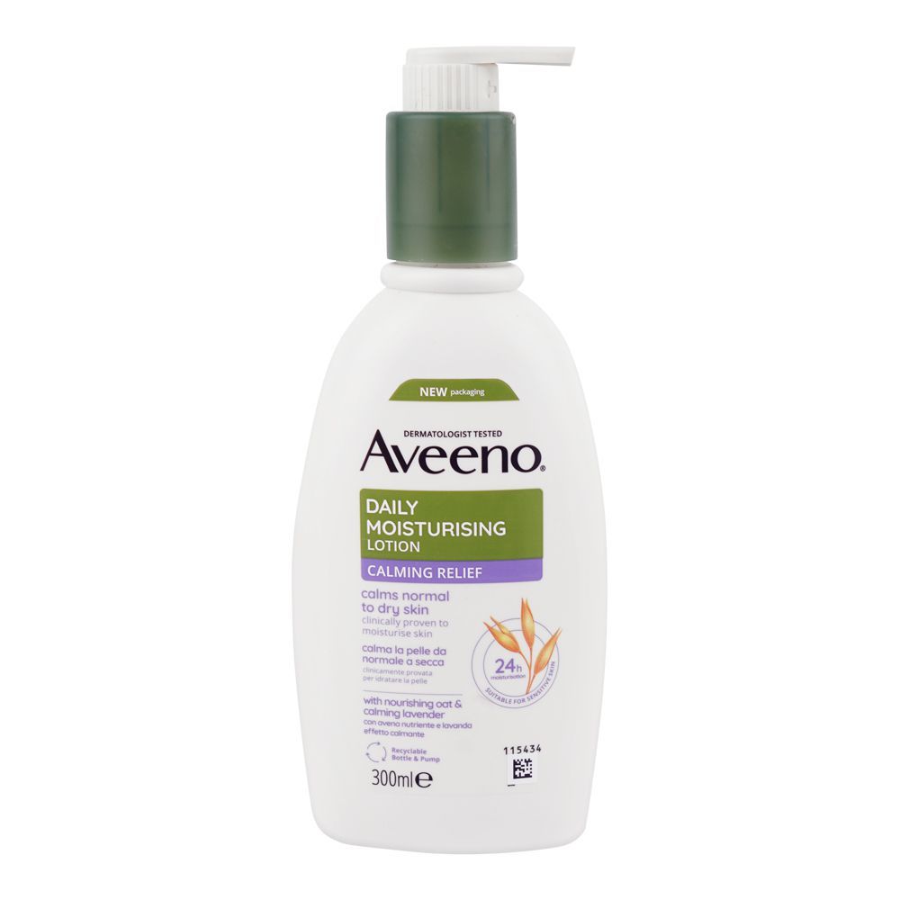 AVEENO BODY LOTION 300ML DAILY MOISTURISING CALMING RELIEF