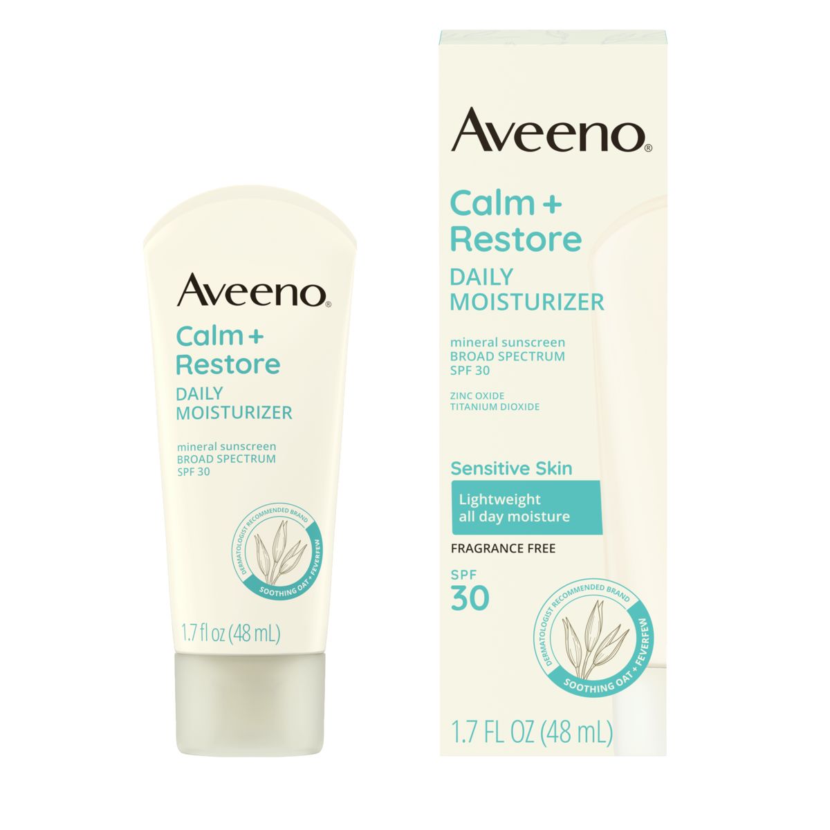 AVEENO CALM RESTORE MOISTURISER SPF 30 50ML