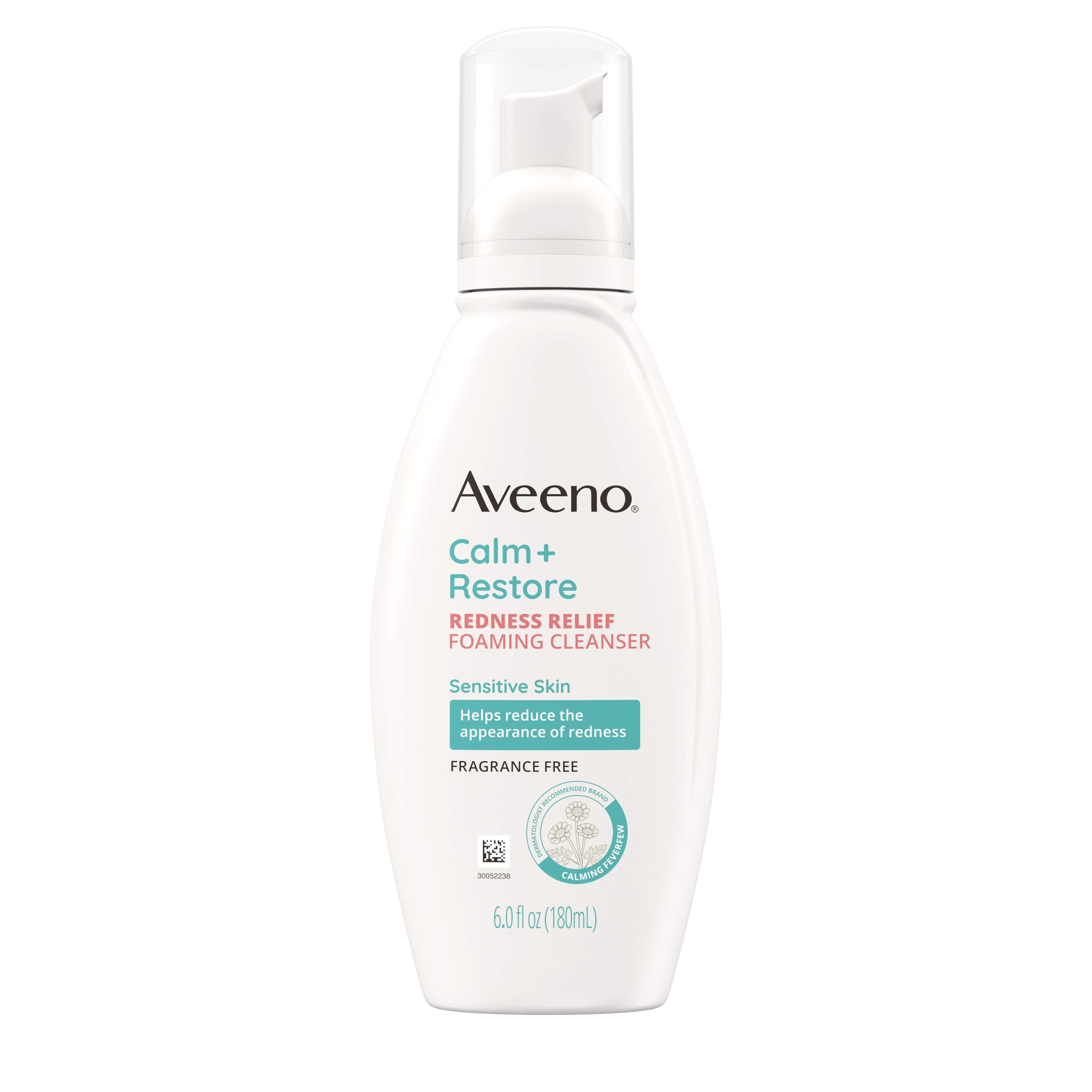 AVEENO CALM RESTORE REDNESS RELIEF FOAMING CLEANSER 180ML
