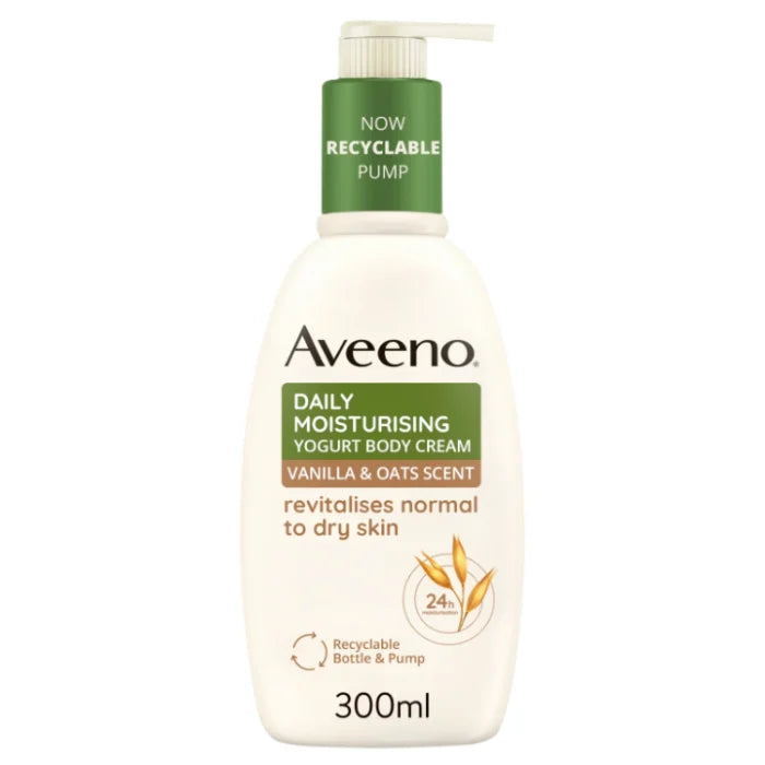 AVEENO DAILY MOISTURISING LOTION 300ML VANILLA  OAT SCENT
