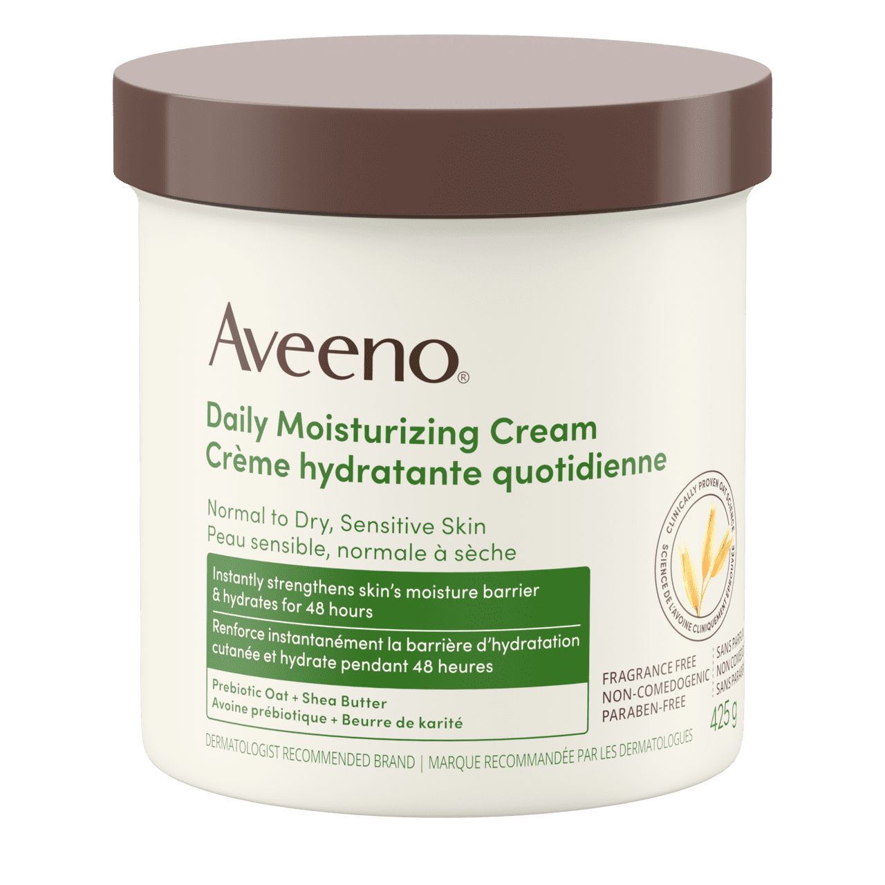 AVEENO DAILY MOISTURIZING CREAM 425G