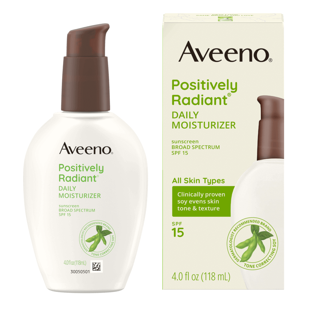 AVEENO POSITIVELY RADIANT DAILY MOISTURIZER 118ML