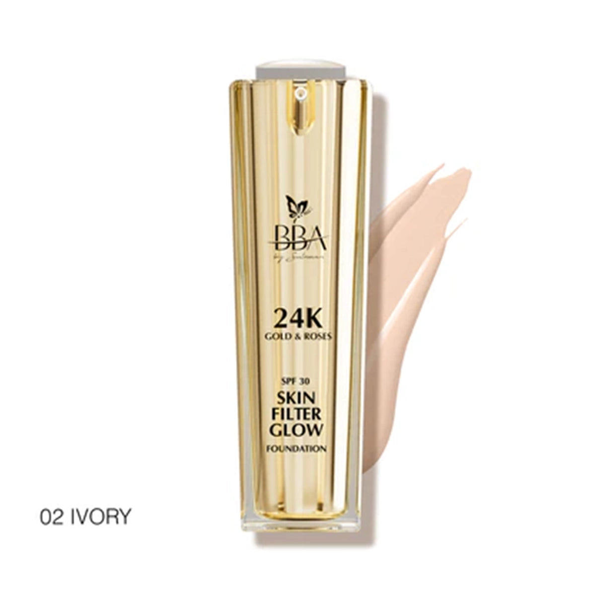 BBA 24K GOLD & ROSE GLOW FOUND IVORY
