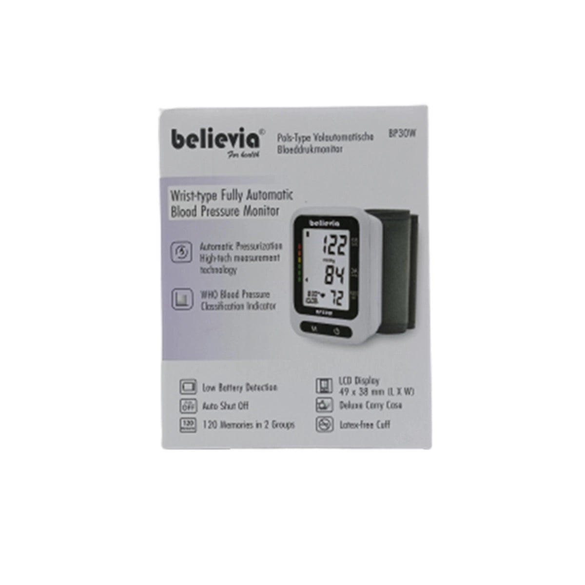 BELIEVIA BP30W BP APP WRIST