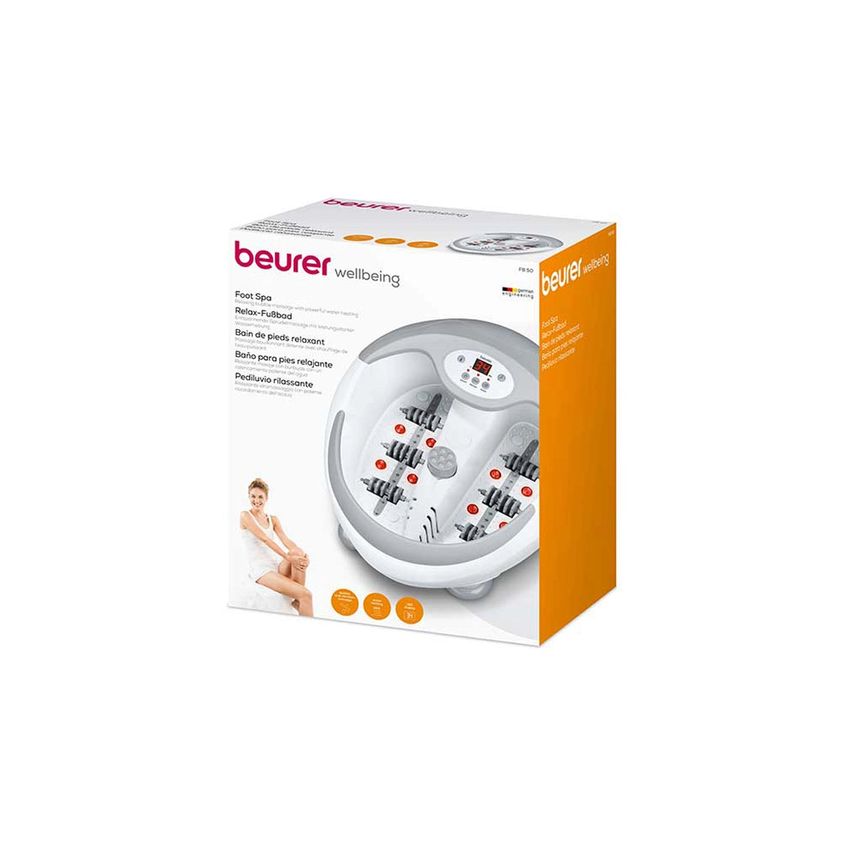 BEURER FB50 FOOT MASSAGER BUBBLE BATH