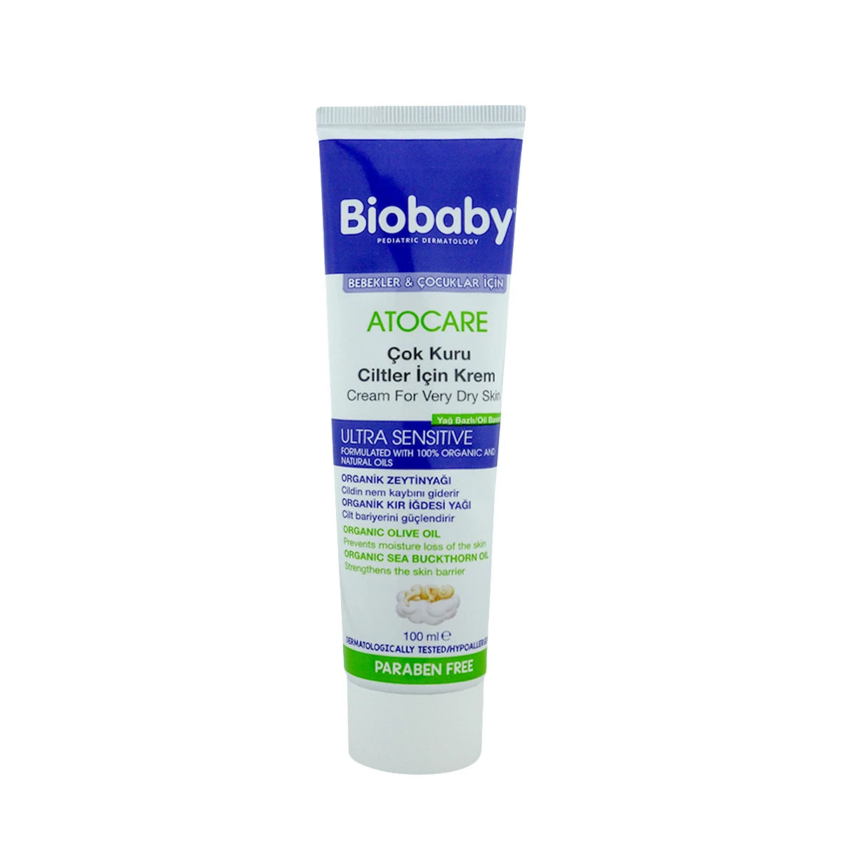 BIOBABY ATOCARE CREAM ULTRA SENSITIVE 100ML