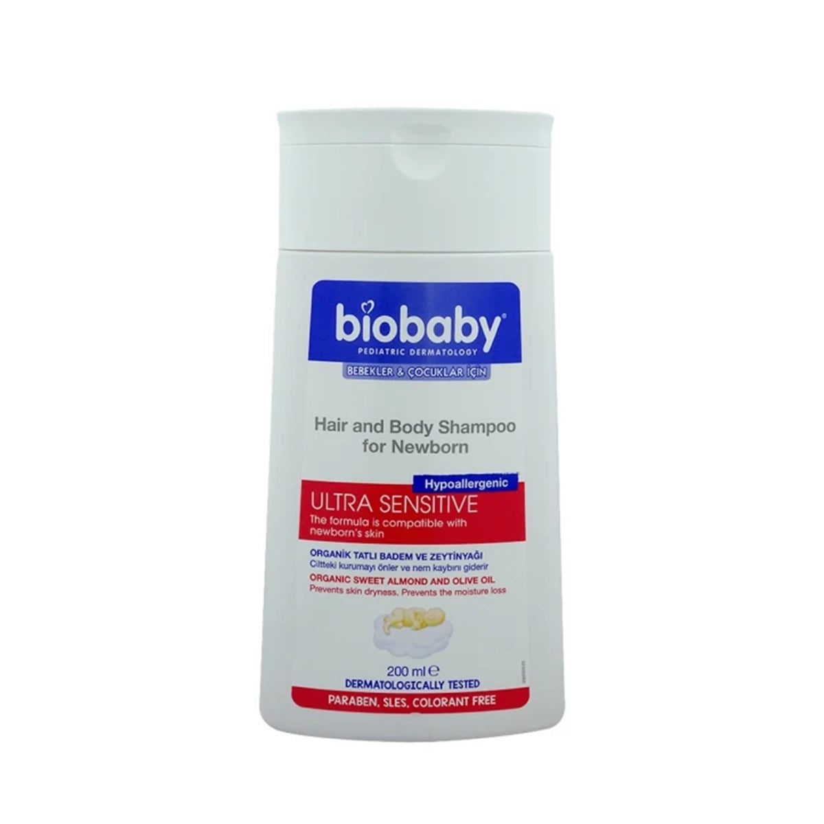 BIOBABY SHAMPOO 200ML NEWBORN