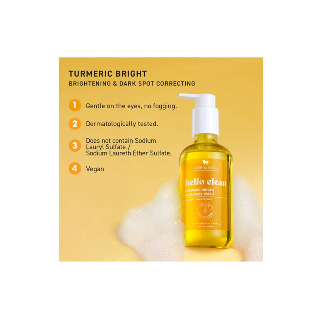 BIO BALANCE HELLO CLEAN TURMERIC BRIGHT 250ML