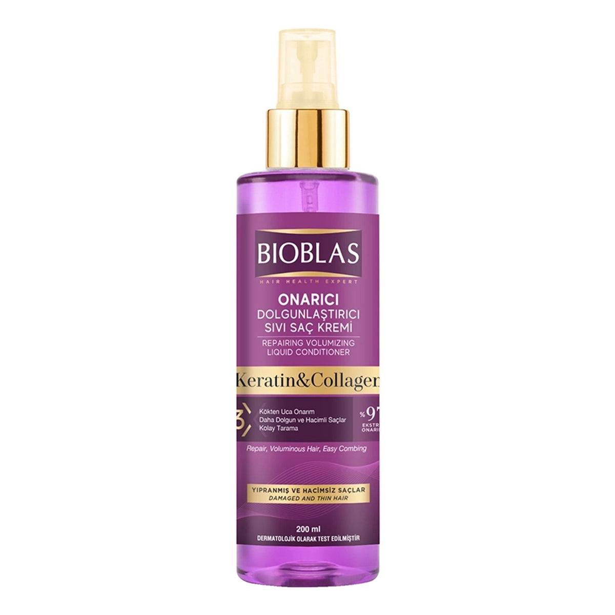 BIOBLAS ONARICI REPAIRING VOLUMIZING LIQUID CONDITIONER 200M