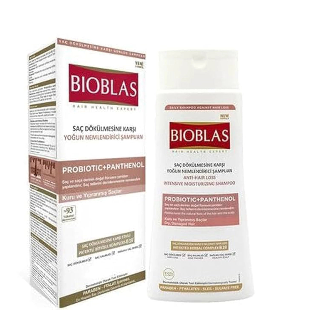 BIOBLAS SHAMPOO 360ML PROBIOTIC AND PANTHENOL