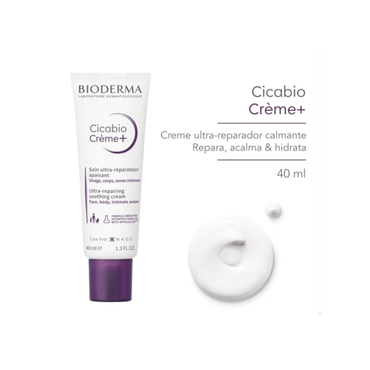 BIODERMA CICABIO CREAM SOOTHING REPAIRING 40ML