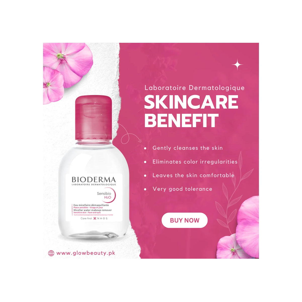 BIODERMA SENSIBIO H20 250ML MICELLAIRE SOLUTION SENSITIVE SKIN