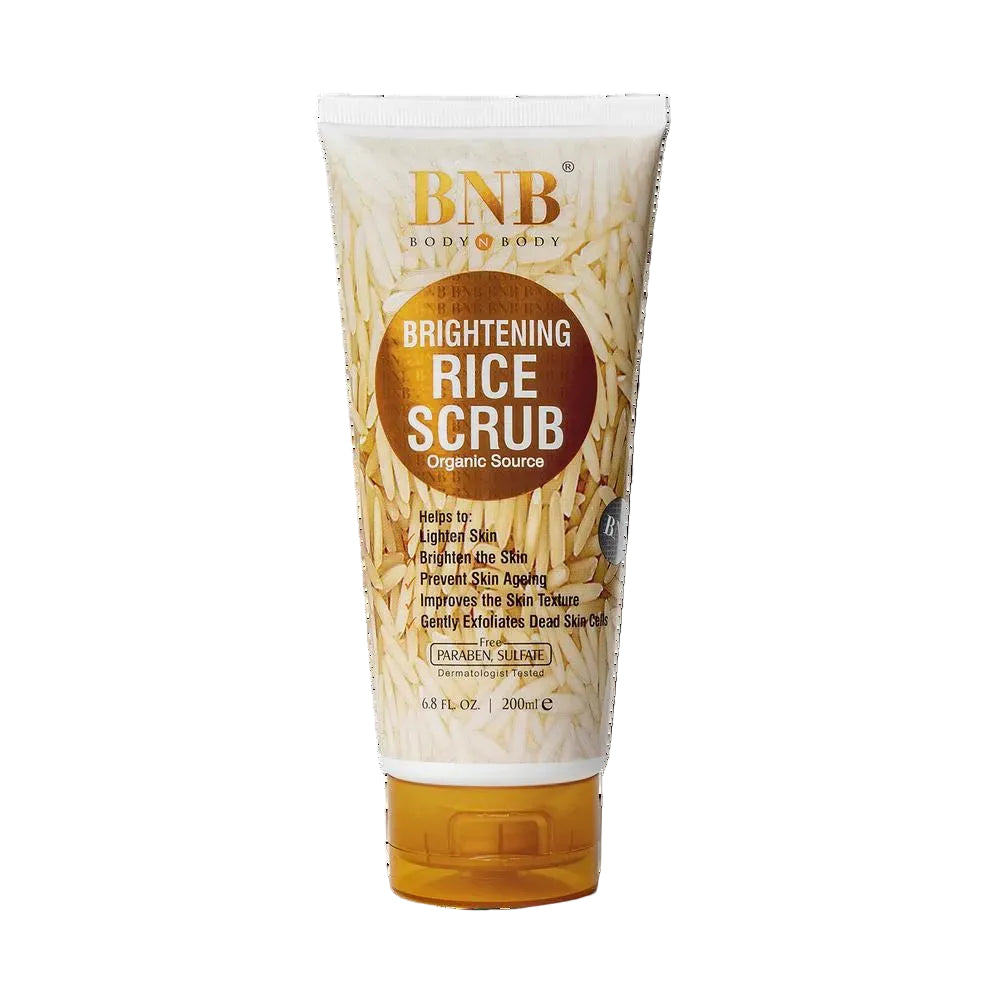 BNB BRIGHTENING RICE SCRUB 200ML