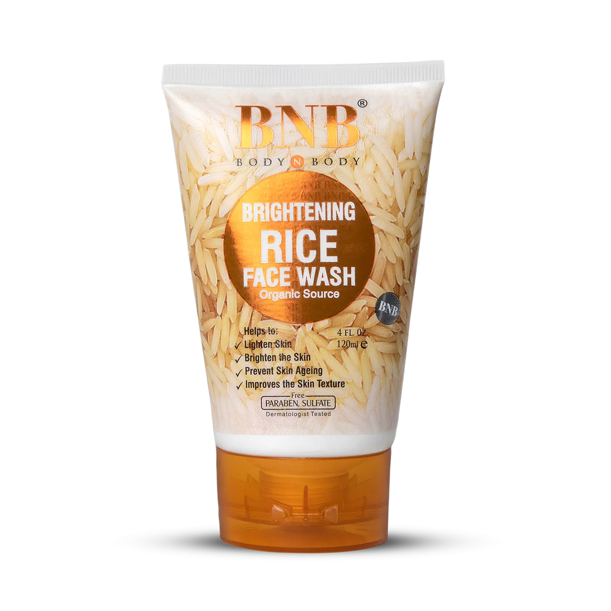 BNB FACE WASH 120ML BRIGHTENING RICE