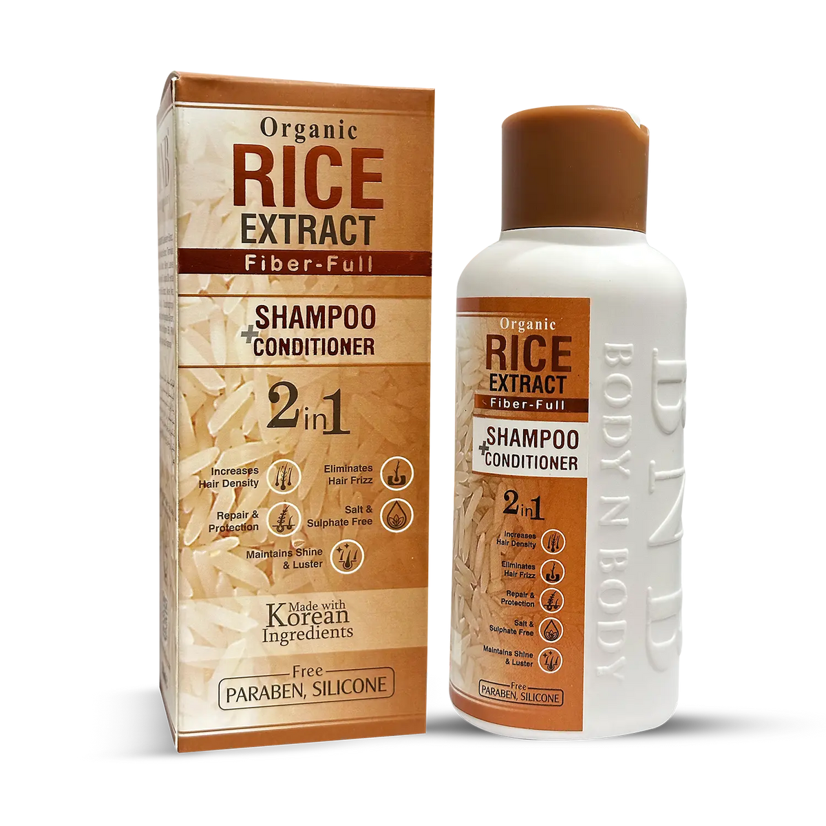 BNB ORGANIC RICE EXTRACT SHAMPOO COND 2IN1