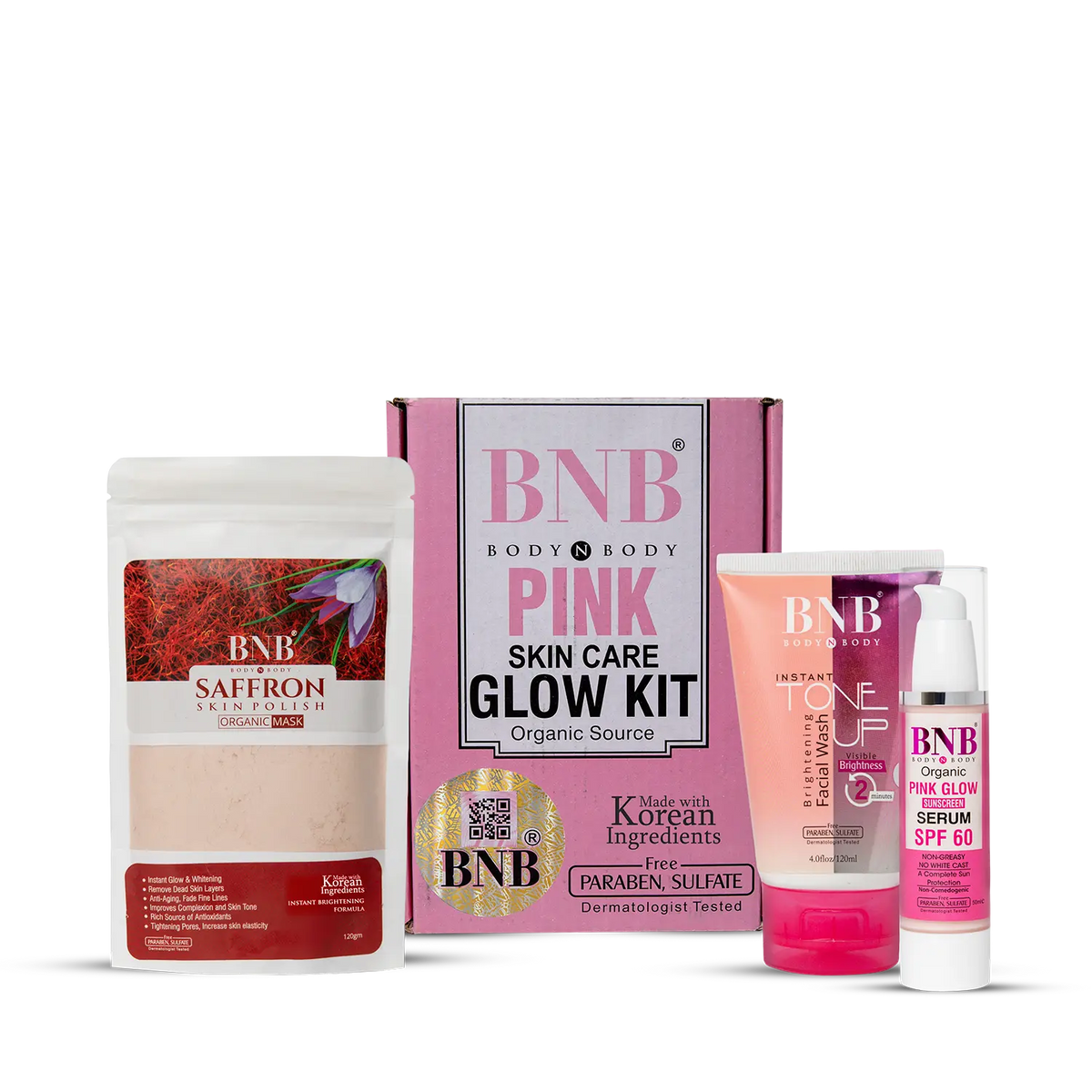 BNB PINK SKIN CARE GLOW KIT