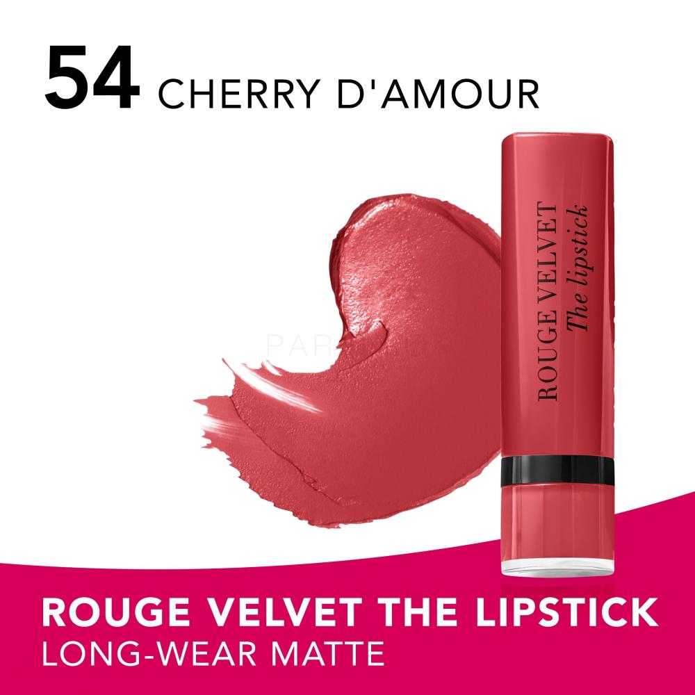 BOURJOIS LIPSTICK ROUGE VELVET MATTE